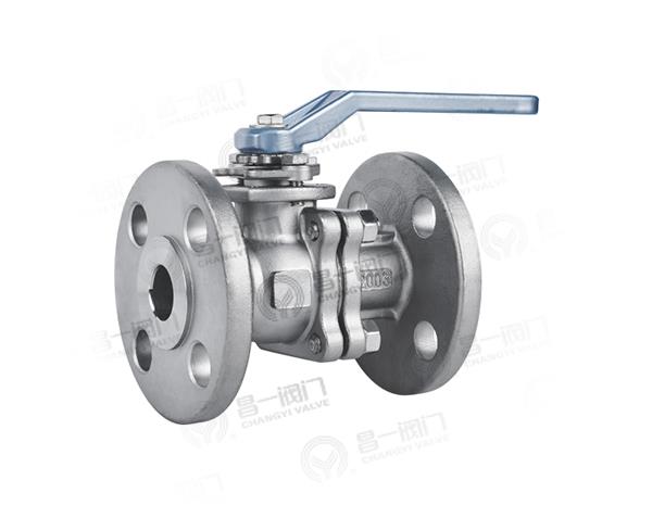 C237 二片式美標(biāo)低平臺(tái)法蘭球閥